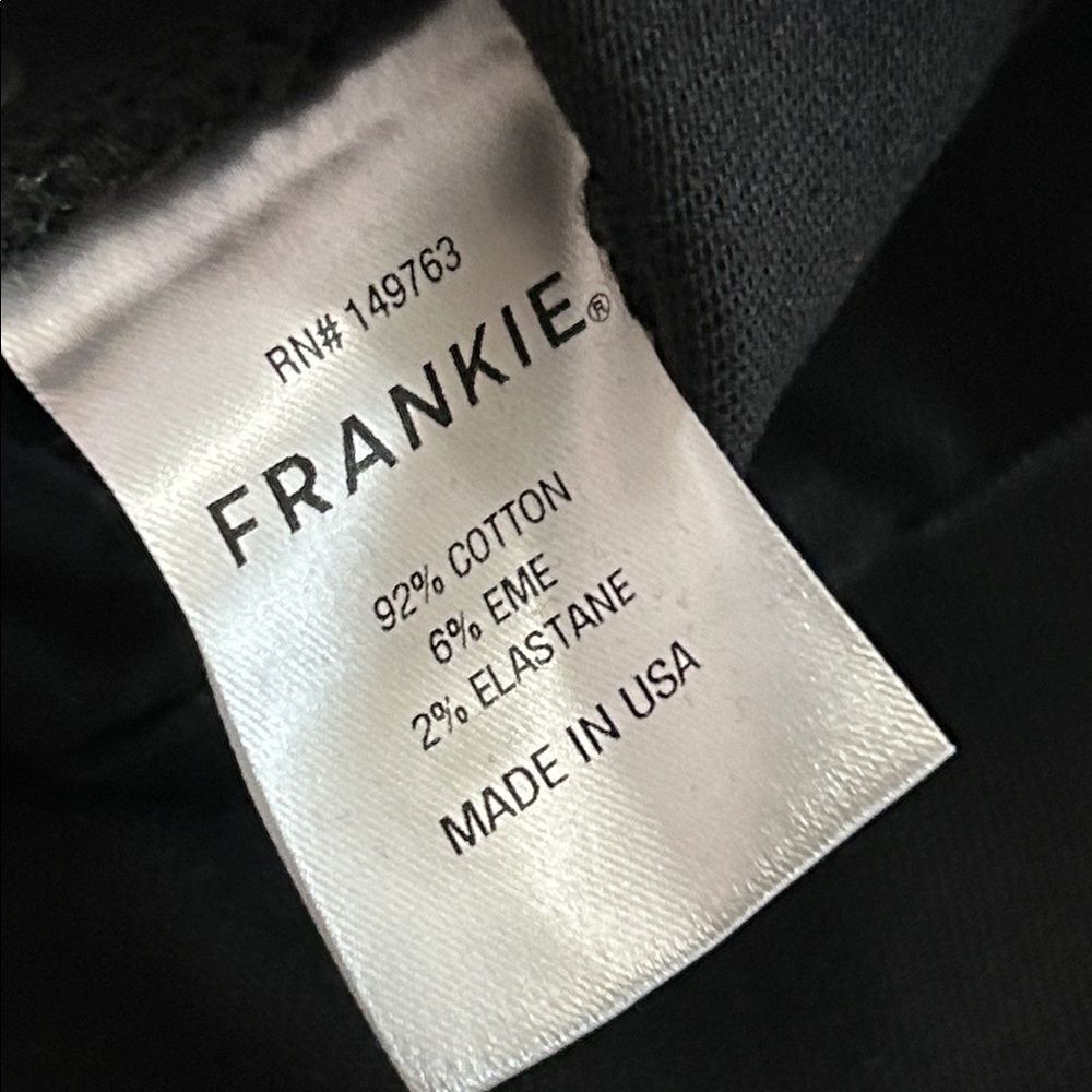 Frankie Black Flared Bell Bottom Jeans with open back size 25 - Picture 13 of 13
